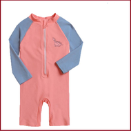 Ex-STOCK Selangor (1-8Y) Kids Boys n Girls 3D Dino Printed One Piece Design Swimming Suits With Free