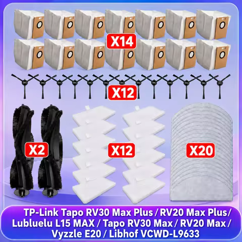 Fit For TP-Link Tapo RV30 Max Plus/RV20 Max Plus/RV30 Max/RV20 Max, Vyzzle E20, Lubluelu B40 Plus/L1