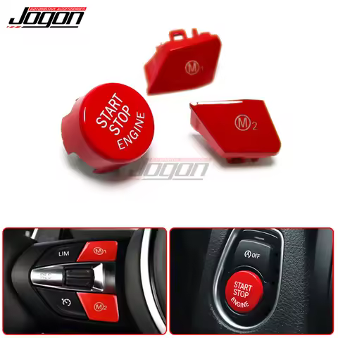 Car Steering Wheel Button Cover For BMW 1 2 3 4 5 6 Series F10 F20 F30 F80 F82 F83 E90 M2 M3 M4 M5 M