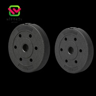 WITTEMY Barbell Weight Plate, Round Shape Coated Surface Cast Iron Weight Plate, Classic Weight Mark