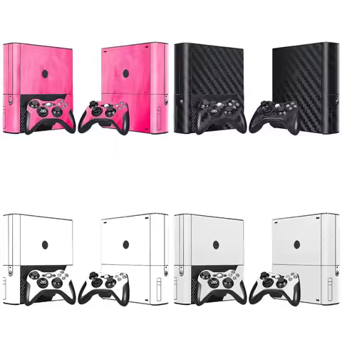 Black Color Skin Sticker for Xbox 360 E and 2 controller 360E Console skin sticker PVC Skins