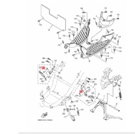 Rear Footstep Pen Mio Smile Soul Fino Karbu Fi 115 125 91701-08035 Rare