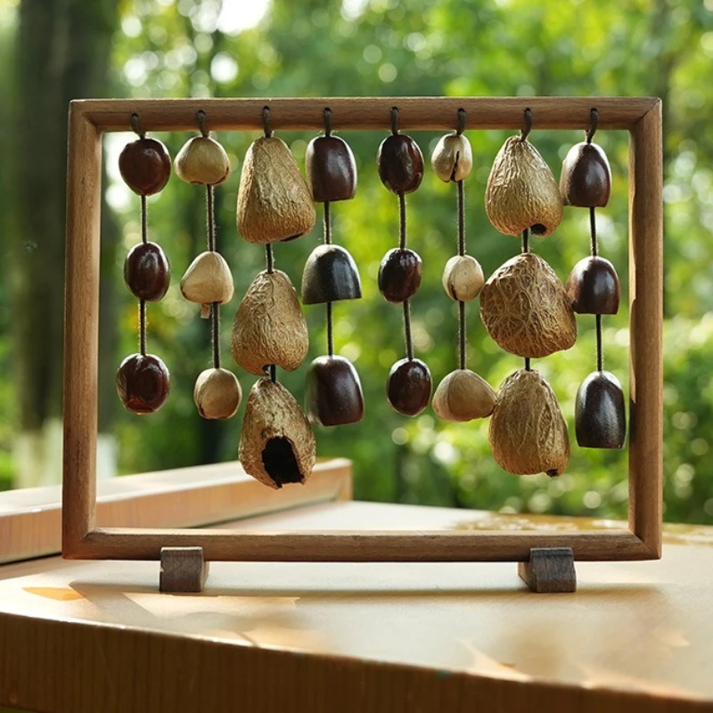 Nut Shell Wind Chimes Meditation Sound Healing Wind Chimes Mindfulness Yoga Bells Spiritual Relaxati