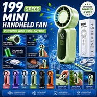 X688 Portable Handheld Fan USB Rechargeable Mini Cool Fan for Outdoor Camping Travel Home Office Fan