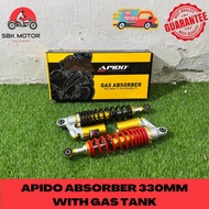 【SBK MOTOR】APIDO Gas Absorber 330MM for Honda EX5 RXZ Wave125 | Shock Absorber Motor Suspension Bela