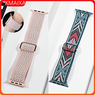 Nylon Elastic Band Strap for Apple Watch Ultra 2 49mm 9 8 7 6 SE 41 45 44mm 40mm 38 46mm 42mm Adjust