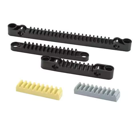 MOC Parts Gear Rack Building Blocks DIY Bricks Accessories 6630 3743 64781 87761 Technical Train Car