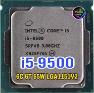 ซีพียู CPU Intel Core i5-9500 6คอ6เทรด LGA 1151v2 ฟรีซิลิโคน1ซอง i5 9500