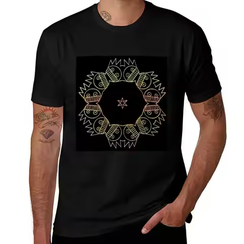Ween Fractal Boognish T-Shirt Fashion Casual Short Sleeve Top T-Shirt