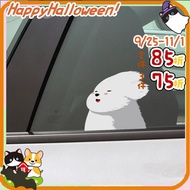 Creative Cute Car Stickers Nantou Shipping Fun Waterproof Pet Scarf Bichon Window Cartoon Decoration