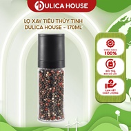 DULICA HOUSE Pepper Grinder - Grind Pepper Salt Dry Herb Spices Convenient for the Family