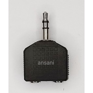 BABY (3.5mm) STEREO PLUG TO 2 BABY (3.5mm) STEREO JACK (A108)