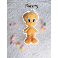 Tweety Bird handmade keychain Amigurumi 崔弟鸟手作原创钥匙圈玩偶成品