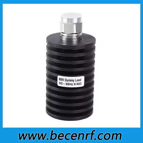 BECENRF 50W N Type RF Dummy Load 50 ohm 50 Watt RF Termination Load Connector DC to 3GHz 4Ghz