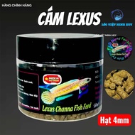 Cám lexus channa fish feed (TẶNG TEM LEXUS)cám cao cấp cho nữ hoàng và cho lóc lạnh Hỗ trợ khung xươ