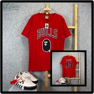 Bape SHARK T-SHIRT Short Sleeve BAPE T-SHIRT Men FULL TAG T-SHIRT DISTRO Men T-SHIRT NBA LAKERS T-SH