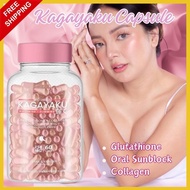 NEW ARRIVAL Kagayaku Capsule  Whitening - Slimming Capsule With Glutathione Collagen Oral Sunblock A