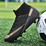 Giày bóng đá nam trong nhà, thoải mái, chống trượt, thoáng khí, giày tập luyện chuyên nghiệp cổ cao