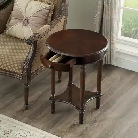 Luxury Bedside Dining Center Tables Wooden Furniture Living Room Sofa Side Design Coffee