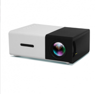Others - YG300微型迷你投影儀家用led便攜式小型高清1080P家庭投影機（黑白色）