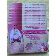 4R / 3R Size Flat Invitations with Envelope
