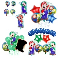 Switch Mario Mario Mario Aluminum Film Balloon Theme Birthday Game Toy Decoration Party Decoration Aluminum Foil