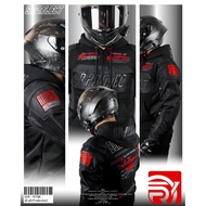 HOODIE MESH Exclusive SR-PROJECT RUSH RED