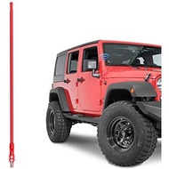 Red Antenna Accessories Compatible for Wrangler JK JL Rubicon Sahara Sport Unlimited 4xe Willys JKU 