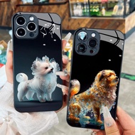 12 zodiac animal Glass Case for iPhone 17 16 15 14 13 12 11 8 7 6 6s 6p 7p 8p 6g 7g 8g Pro Max XR XS