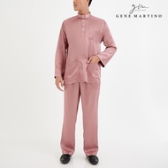 Gene Martino Baju Melayu Satin Classic Fit 666 - Dusty Pink 54