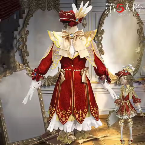 Anime Identity V Edgar Valden Painter Narcissus Game Suit Elegant Dress Uniform Cosplay Costume Hall