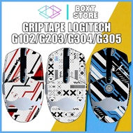 Logitech G102 G203 G304 G305 Mouse 3M Anti-Slip Grip Tape Sticker - Skin Gaming Mouse
