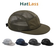 HatLass Baseball Cap/ Mesh Breathable Sports Hat Quick-dry 5-Panel Camp Cap