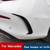 Car carbon fiber car stickers rear bumper decoration for Mercedes c coupe w205 c205 s205 e coupe C20