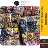 BATIK TERENGGANU  5/10 Helai Borong Kain Sarung Batik Terengganu Batik Terap Cotton &amp; Serap Air