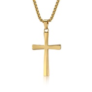 TITANIUM CROSS NECKLACE (PREMIUM) ANTI-RUST CROSS NECKLACE/ GOLD CROSS NECKLACE/ WOMEN'S CROSS NECKL