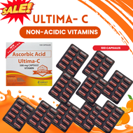 UNO Ultima C Original 100 Capsules Non Acidic Vitamins Multivitamins for Kids & Adults | Sodium Asco