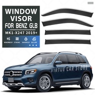 Suitable for Mercedes-Benz GLB X247 special car window visor,car door rain guard,car rain shield,sid