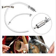 1Set Motorcycle Brake Bleed Bleeder Fluid Hose Hydraulic Silver Brake Bleeder Tool Kit Brake Bleeder