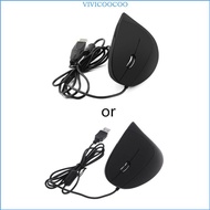 VIVI USB Wired Mouse Vertical Mouse 800 1200 1600 DPI Ergonomic Optical Buttons Mouse