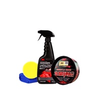 TAP3543 3M 480mls Car Interior Leather Cleaner And Conditioner And Crystal Hard Wax With Free Polishing Sponge And Car