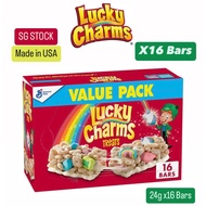 Lucky Charms Marshmallow Value Pack [SG STOCK] Cereal Treat Bars 16 Bars 385g BB: 09DEC2025