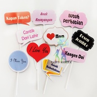 PartyMaster Decoration Accessories Booth Props Mom To Be Bridal Shower/s Birthday/s