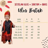 BAJU ADAT ANAK LAKI LAKI BATAK ULOS