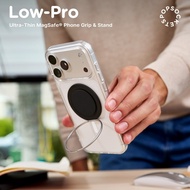 PopSockets MagSafe Low-Pro Grip & Stand| The Premium Phone Grip| MagSafe iPhone Holder & Similar to 