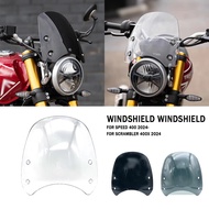 Windscreen For Scrambler400 X Speed400 Scrambler 400X Speed 400 2024 2025 Motorcycle Wind Deflectors