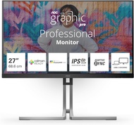 AOC Graphic Pro Q27U3CV/67 Monitor HDR400 (2560x1440 75 Hz HDMI DisplayPort (in/Out) USB-C (96 W PD)