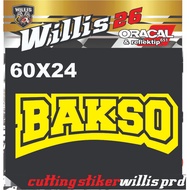 CURVED MEATBALL CUTTING STICKER SIZE 60x24