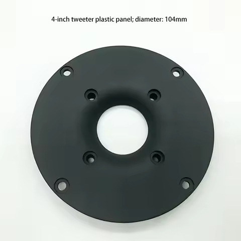 4 Inch Tweeter Speaker Cover Panel Decorative Circle Speaker Fixed Plate 104mm Diameter 52mm Hole In