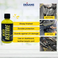 DESANS Black Restore 250g – Kembalikan Warna Asal Plastik Kereta, Wiper, Bumper & Trim Pudar